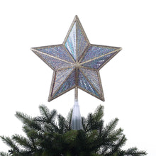 Champagne Gold Star LED Christmas Tree Topper, 12", by Holiday Time