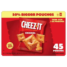 Cheez-It Crackers, Cheddar, 1.5 oz, 45-count