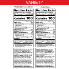 Cheez-It Snap'd, Baked Snack Chips, Variety Pack, 0.75 oz., 42 pk.