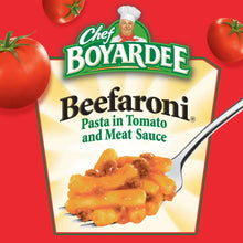 Chef Boyardee Beefaroni in Tomato and Meat Sauce, Ready-to-Eat Meal, 15 oz. Can (Pack of 4)