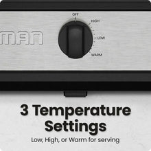 Chefman Stainless Steel Triple Slow Cooker & Buffet Server