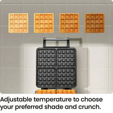 Chefman4SliceBelgianWaffleMakerwAdjustableTemperature_StainlessSteel - USA Mega Market