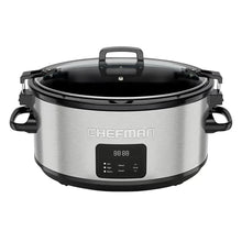 Chefman 7-Qt. Programmable Slow Cooker with Locking Lid
