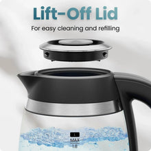 Chefman Fast-Boil 1.8L Electric Kettle, 1500W with Removable Tea Infuser