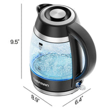 Chefman Fast-Boil 1.8L Electric Kettle, 1500W with Removable Tea Infuser