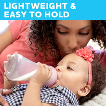 Chicco Duo Hybrid Baby Bottle, Invinci-Glass Inside/Plastic Outside, 9oz - Neutral, New
