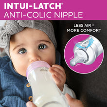 Chicco Duo Hybrid Baby Bottle, Invinci-Glass Inside/Plastic Outside, 9oz, 2-Pack - Neutral, New