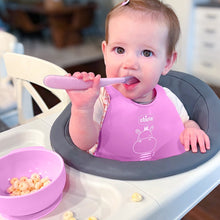 Chicco Easy Start Silicone Feeding Gift Set 6m+ - Pink, New