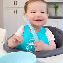 Chicco Easy Start Silicone Feeding Gift Set 6m+ - Teal, New