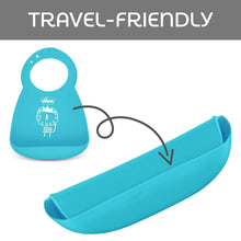 Chicco Easy Start Silicone Feeding Gift Set 6m+ - Teal, New