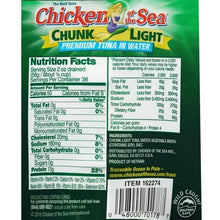 ChickenoftheSea_ChunkLightPremiumTunainWater_7oz_12-Count1 - USA Mega Market