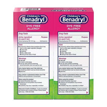 Children’s Benadryl Dye-Free Allergy Relief Liquid, Bubble Gum Flavor, 8 fl oz Bottles, 2 Pack