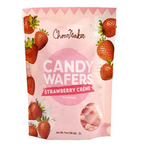 ChocoMaker Strawberry Crème Flavored Candy Wafers, 7oz