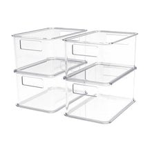 Clearly4-PieceClearPlasticOrganizingBinSet - USA Mega Market