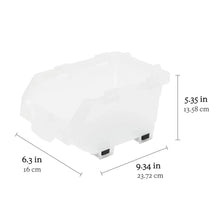 Clearly Stacking Storage Bins, 16-pack