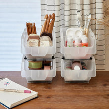 Clearly Stacking Storage Bins, 16-pack - USA MEGA SHOP