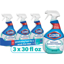 Clorox Bathroom Bleach Foamer, Ocean Mist, 3 ct., 90 fl. oz.