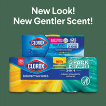 CloroxDisinfectingWipes_VarietyPack_FreshScentandCrispLemon_5packct._425wipestotal9 - USA Mega Market