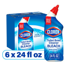 Clorox Toilet Bowl Cleaner with Bleach, Rain Clean, 6pk., 144 fl. oz.