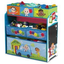 CoComelon Design & Store 6 Bin Toy Storage Organizer by Delta Children