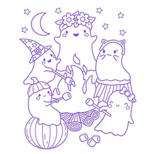 ColorWorld: Spooky Sweet Halloween, Mixed Media
