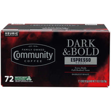 CommunityCoffeeDarkandBoldEspressoDarkestRoastCoffeePods-72ct-7-_1 - USA Mega Market