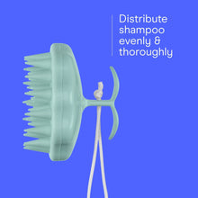 Conair Handheld Scalp Massager Shampoo Brush, Green, For All Hair Types