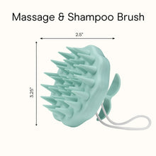 Conair Handheld Scalp Massager Shampoo Brush, Green, For All Hair Types