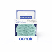 Conair Handheld Scalp Massager Shampoo Brush, Green, For All Hair Types