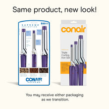 Conair Supreme Curling Iron 3-Pack, Includes 1/2", 3/4", and 1" Curling Irons