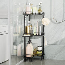 ConsumestCornerShowerCaddyStanding-3-TierStainlessSteelShowerOrganizerwithSoapHolderand4Hooks_LargeCapacityCornerShelfStandforBathroom_RestRoom5 - USA Mega Market