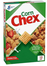 Corn Chex Gluten Free Breakfast Cereal, Homemade Chex Mix Ingredient, 12 oz