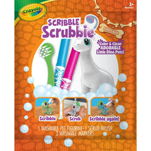 Crayola Scribble Scrubbie Dino Pets, 1 Ct, Easter Basket Essentials, Dinosaur Animal Toys with Markers, Coloring Easter Gift for Kids, Ages 3+