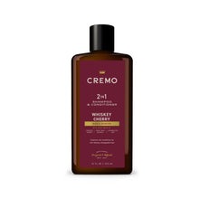 Cremo 2-in-1 Men's Shampoo & Conditioner, Whiskey Cherry Scent, 16 fl oz (PACK OF 3 )