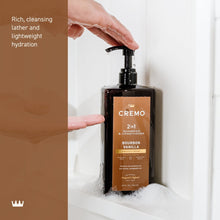 Cremo 2-in-1 Shampoo & Conditioner, Bourbon Vanilla Scent, 32 fl oz