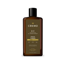 (3 PACK ) Cremo 2 in 1 Men's Shampoo & Conditioner, Fresh Timber Scent, 16 fl oz