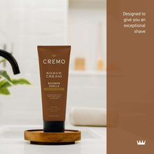 Cremo Concentrated Men's Shave Cream, Bourbon Vanilla Scent, 6 fl oz