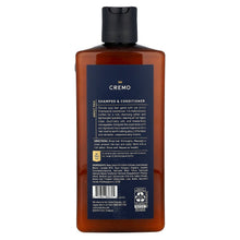 Cremo Palo Santo 2-in-1 Shampoo & Conditioner, 16 Oz (PACK OF 3 )
