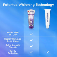 Crest 3D White Deep Stain Remover Whitening Toothpaste, 2.1 oz., 4 pk.