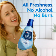 Crest Mouthwash Pro Health Complete Clean, Alcohol Free, Clean Mint, 1 L, 2 Pack