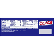 Barra de chocolate Crunch, 44 g, paquete de 36 unidades