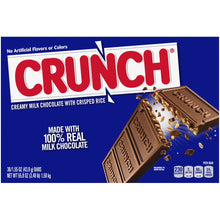 Barra de chocolate Crunch, 44 g, paquete de 36 unidades