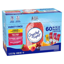 Crystal Light Variety Pack Drink Mix Packets 60 pk.