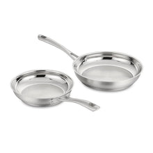 Cuisinart 2-Piece Stainless Steel 8” & 10” Skillet Set