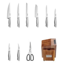 CuisinartGermanSteel10-pieceKnifeBlockSetwithBuilt-inSharpener1 - USA Mega Market