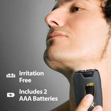 CuttingEdgeDualRotaryTravelShaver-Portable-Battery-Powered-HypoallergenicStainlessSteelBlades-In_1982_3 - USA Mega Market