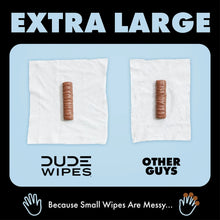DUDE Wipes Fragrance Free Plus Odor Control, XL Wet Wipes, 48 Count, 5 Pack