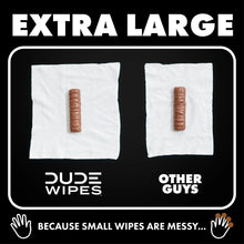 DUDE Wipes Odor Destroyer Flushable Wipes, XL Wet Wipes, Deodorizing with Clean Scent, 48 Count, 2 Pack