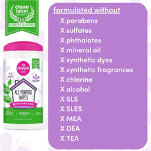 Dapple Baby All-Purpose Cleaning Wipes with Lavender Scent - 75 Plant-Based Wipes