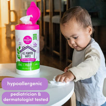 Dapple Baby All-Purpose Cleaning Wipes with Lavender Scent - 75 Plant-Based Wipes